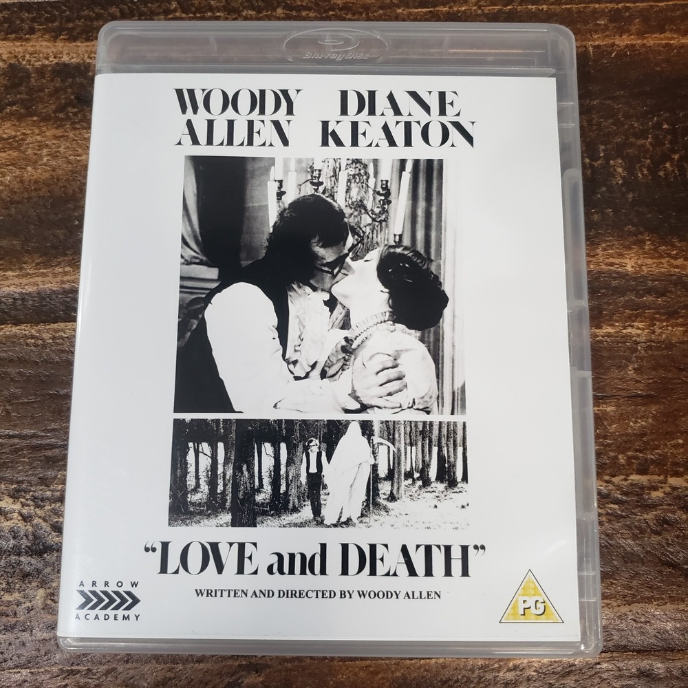 Love and Death Blu-ray Region B Woody Allen Diane Keaton Arrow Academy Movie